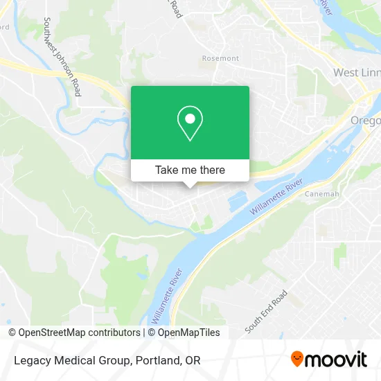 Legacy Medical Group map