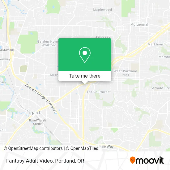 Fantasy Adult Video map