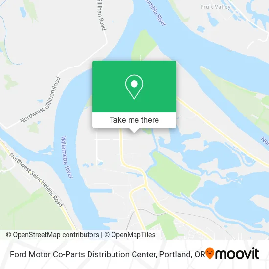 Ford Motor Co-Parts Distribution Center map