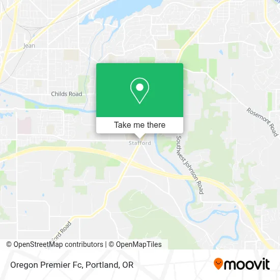 Oregon Premier Fc map