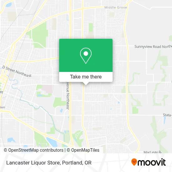 Lancaster Liquor Store map