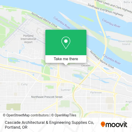 Cascade Architectural & Engineering Supplies Co map