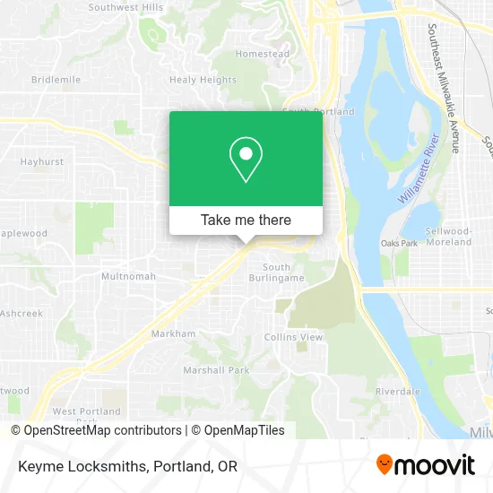 Keyme Locksmiths map