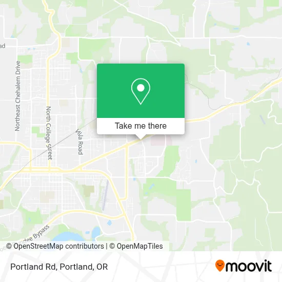Portland Rd map