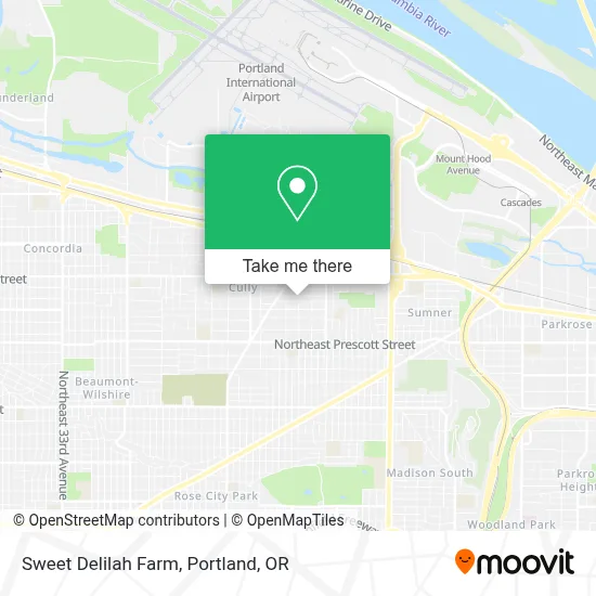 Sweet Delilah Farm map
