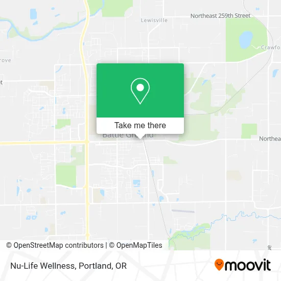 Nu-Life Wellness map