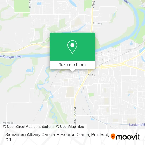 Samaritan Albany Cancer Resource Center map