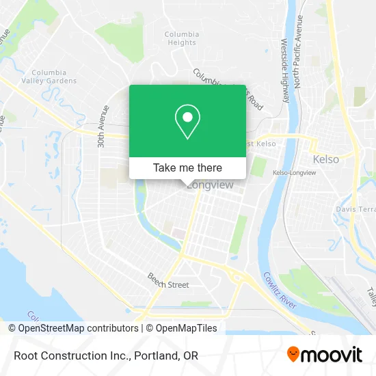Root Construction Inc. map