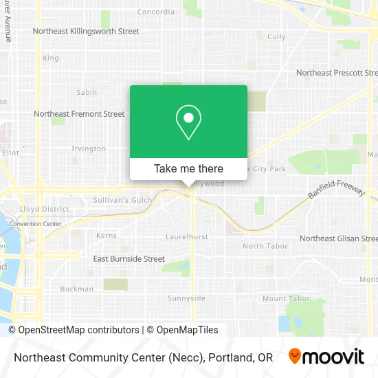 Northeast Community Center (Necc) map