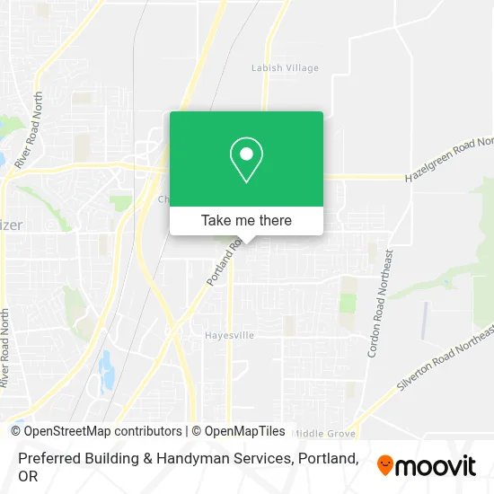 Preferred Building & Handyman Services map