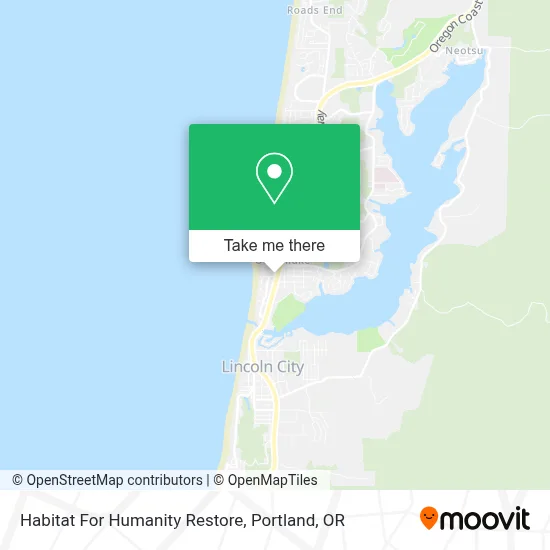 Habitat For Humanity Restore map