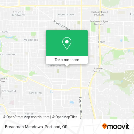 Breadman Meadows map