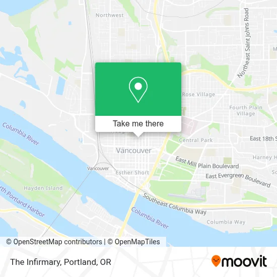 The Infirmary map