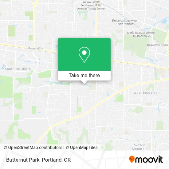 Butternut Park map