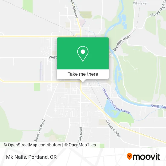 Mk Nails map