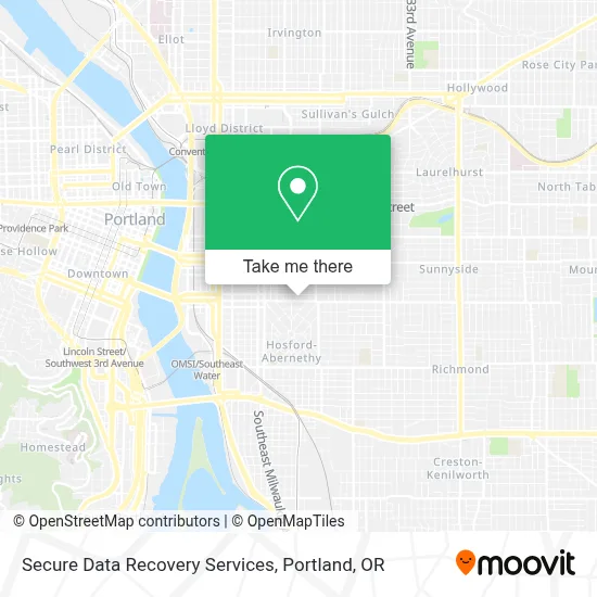 Secure Data Recovery Services map