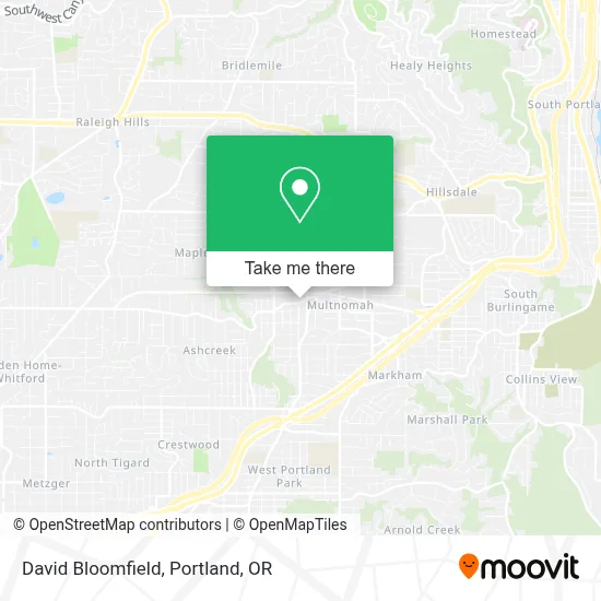 David Bloomfield map