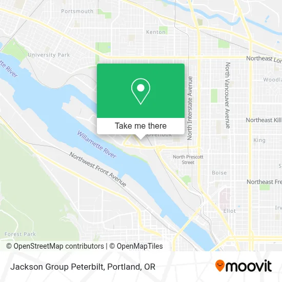Jackson Group Peterbilt map