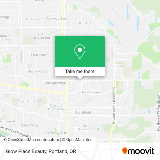 Glow Place Beauty map
