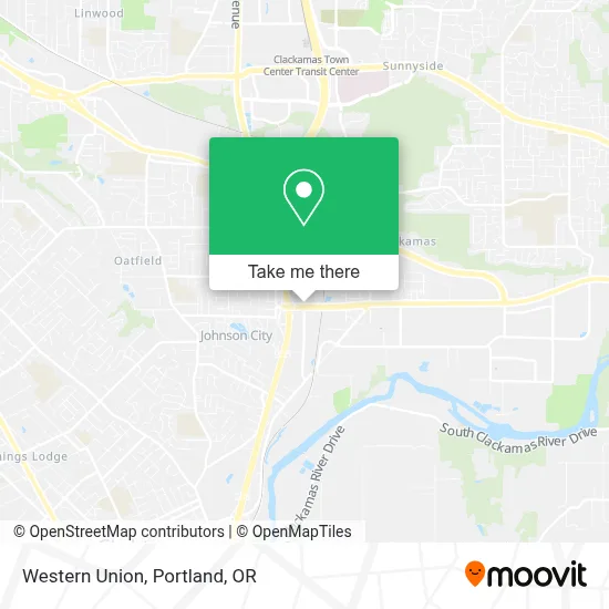 Western Union map