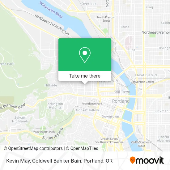 Kevin May, Coldwell Banker Bain map