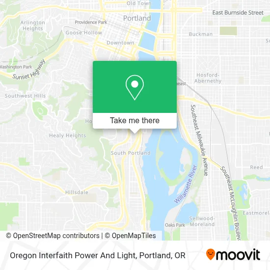 Oregon Interfaith Power And Light map