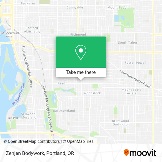 Zenjen Bodywork map