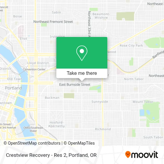 Crestview Recovery - Res 2 map