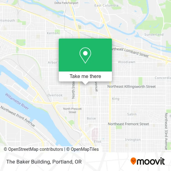 The Baker Building map