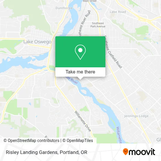 Risley Landing Gardens map
