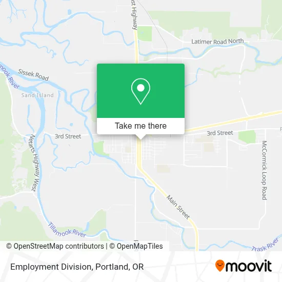 Employment Division map