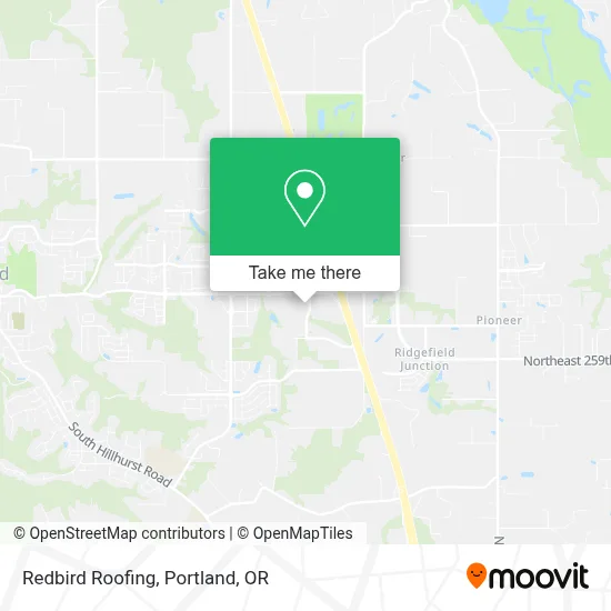 Redbird Roofing map