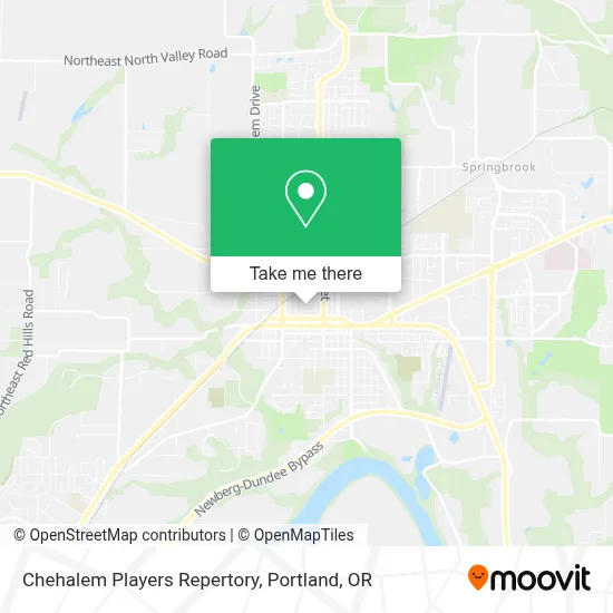 Chehalem Players Repertory map
