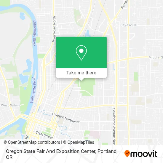 Oregon State Fair And Exposition Center map