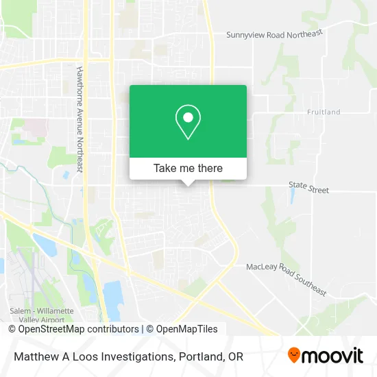 Matthew A Loos Investigations map