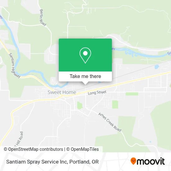 Santiam Spray Service Inc map