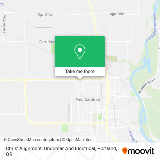 Chris' Alignment, Undercar And Electrical map