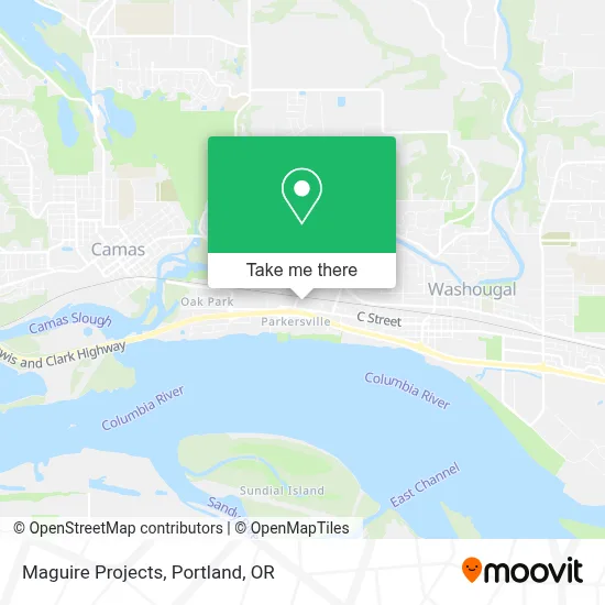 Maguire Projects map