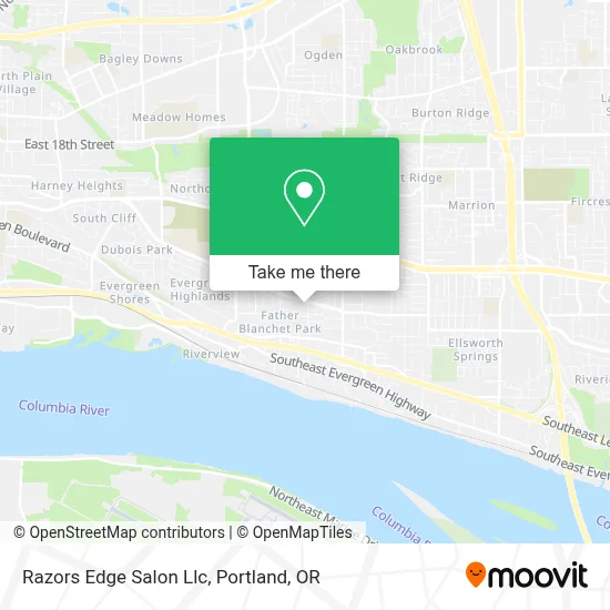 Razors Edge Salon Llc map
