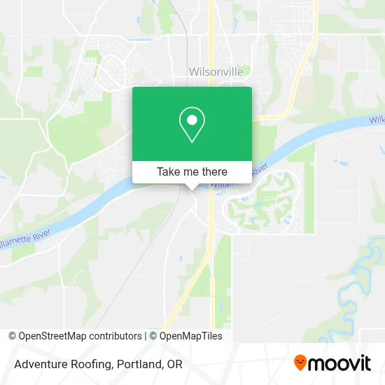 Adventure Roofing map