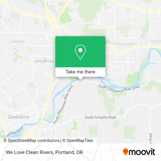 We Love Clean Rivers map