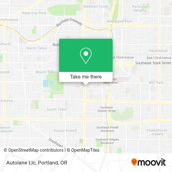 Autolane Llc map