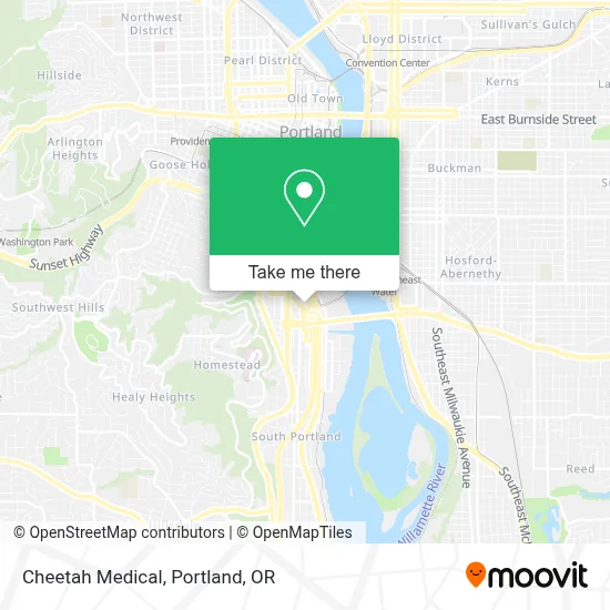 Cheetah Medical map