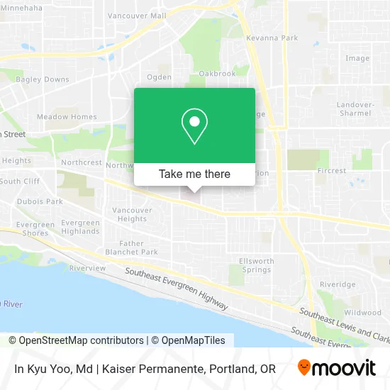 In Kyu Yoo, Md | Kaiser Permanente map