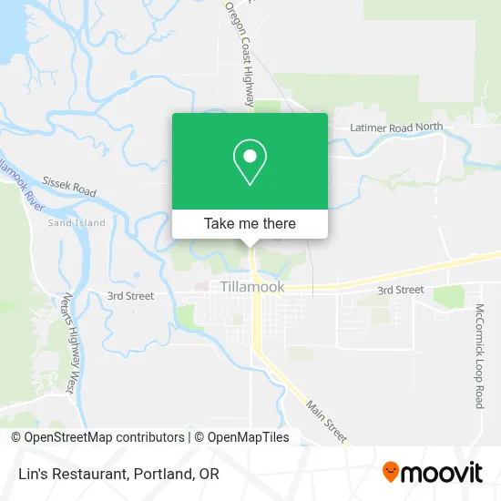 Lin's Restaurant map