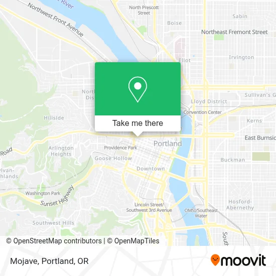 Mojave map