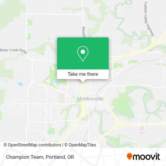 Champion Team map