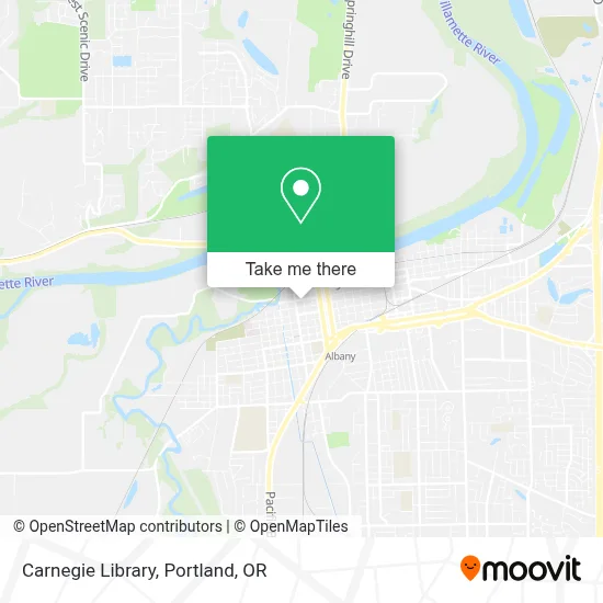 Carnegie Library map