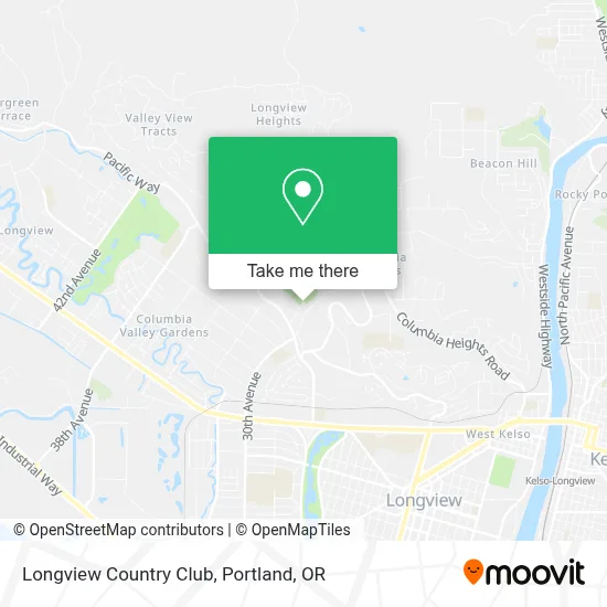 Longview Country Club map