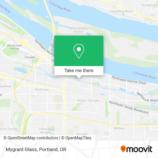 Mygrant Glass map